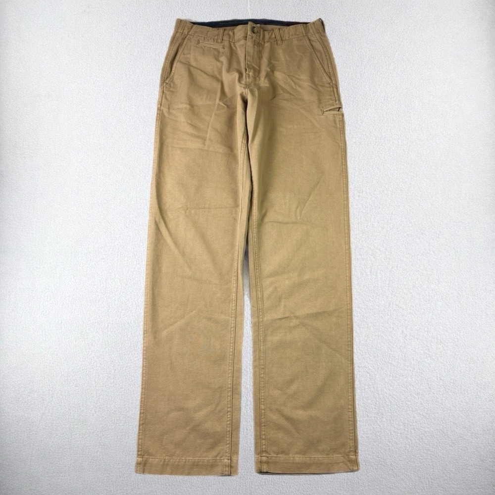Carbon2Cobalt Mens 32 Tan Khaki Cargo Pants Cotton Carpenter Utility Workwear